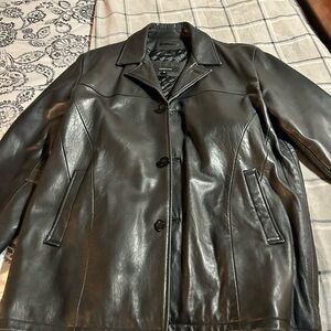 Claiborne Black Lambskin Outerwear